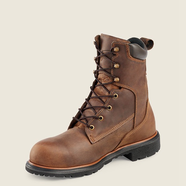 Red Wing Safety Boots Dynaforce® - 8-inch Toe - Brown - Mens BSL596071